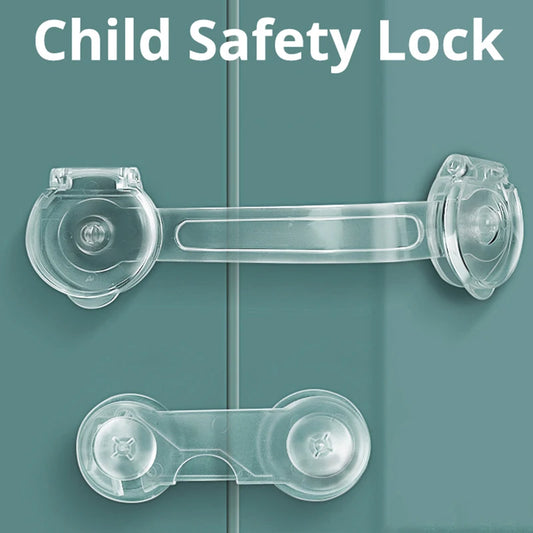 Baby Safety Lock – Transparent Childproof Protection for Cabinet
