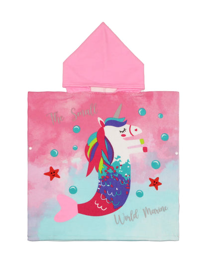 Cartoon Baby Hooded Bath Towel – Soft & Quick-Dry Cloak