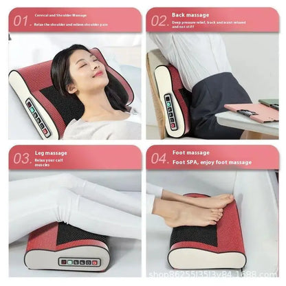 Neck and Shoulder Massager with Heat for Deep Relaxation