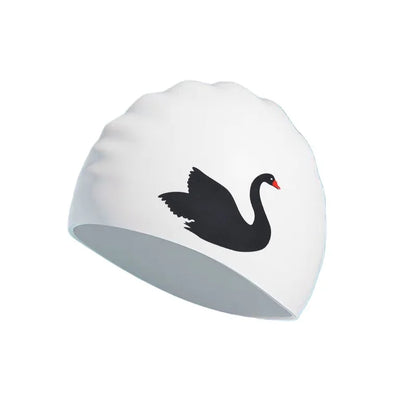 Silicone Swimming Cap – Cute Cartoon Design, Hair Protection