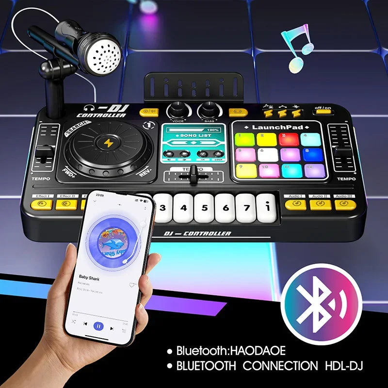 Kids DJ Mixer Toy Keyboard – Fun Music Learning Play
