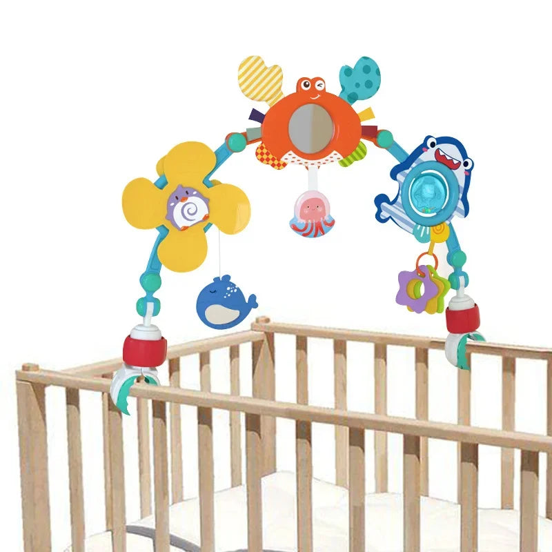 Baby Stroller Arch Toy for Sensory Development & Motor Skills