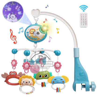Musical Baby Crib Mobile – Lights, Music & Star Projection
