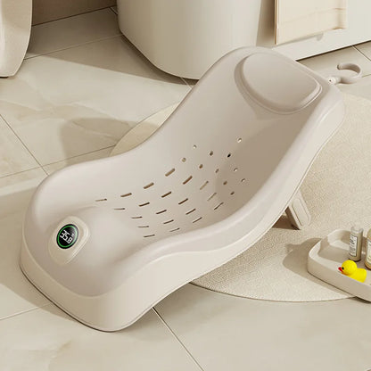 Silicone Baby Bathtub with Real-Time Temperature Sensor