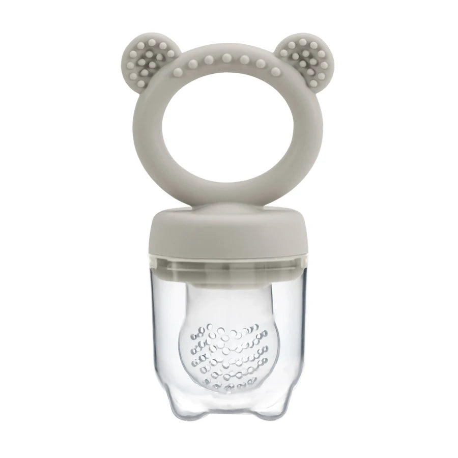 Baby Fruit Feeder With Cover – Safe Silicone Feeding Aid