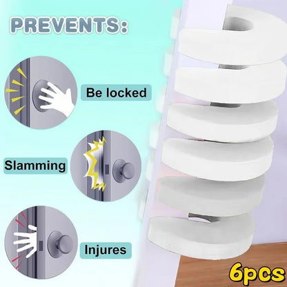 Baby Safety Door Stopper – Protect Little Fingers & Prevent Slams