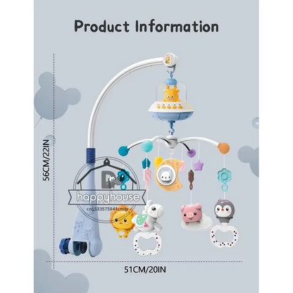 Musical Baby Crib Mobile – Lights & Soothing Projection