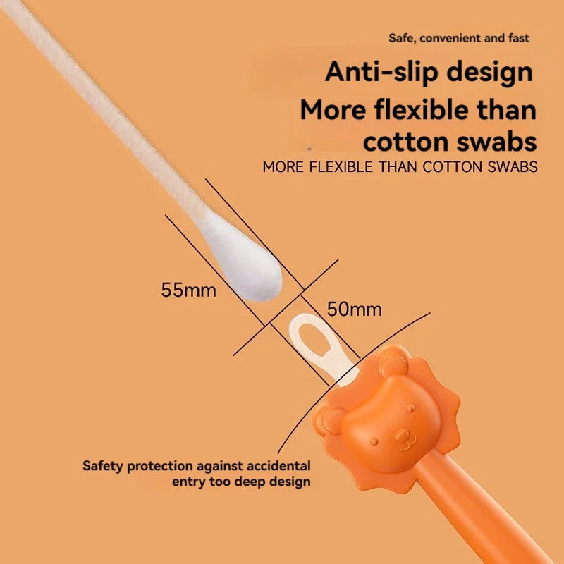 Soft Baby Ear & Nose Cleaner – Gentle Dual-Head Tool