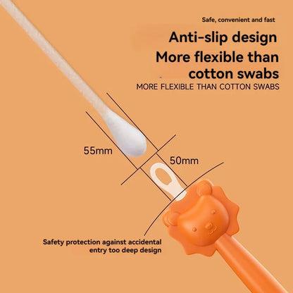 Soft Baby Ear & Nose Cleaner – Gentle Dual-Head Tool