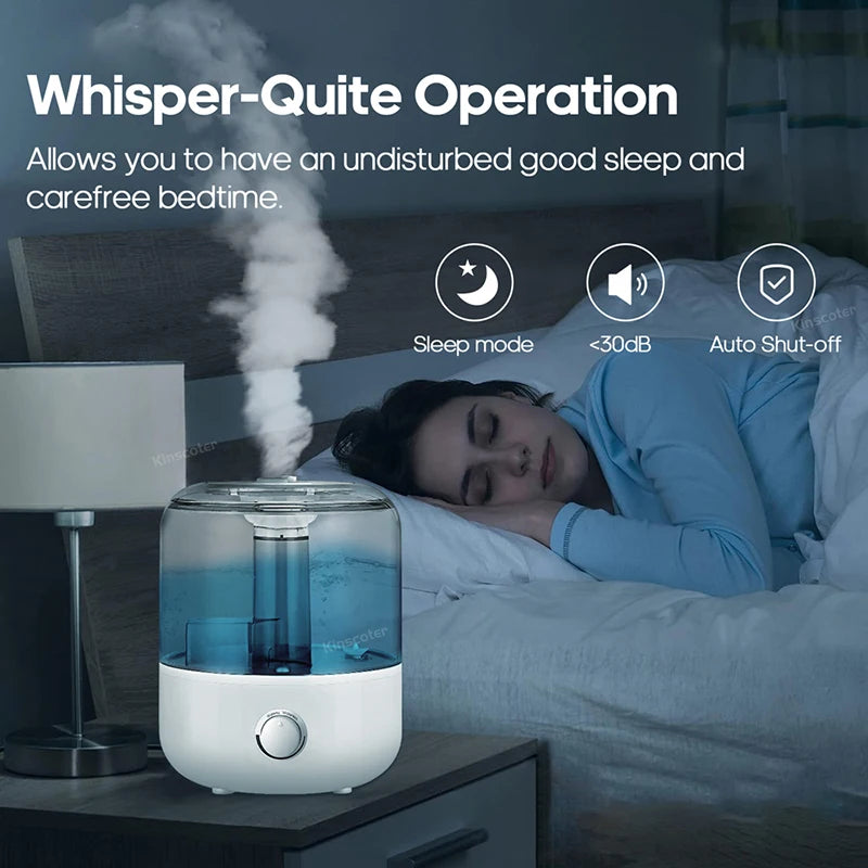 3L Air Humidifier – Large Capacity Ultrasonic Aroma Diffuser