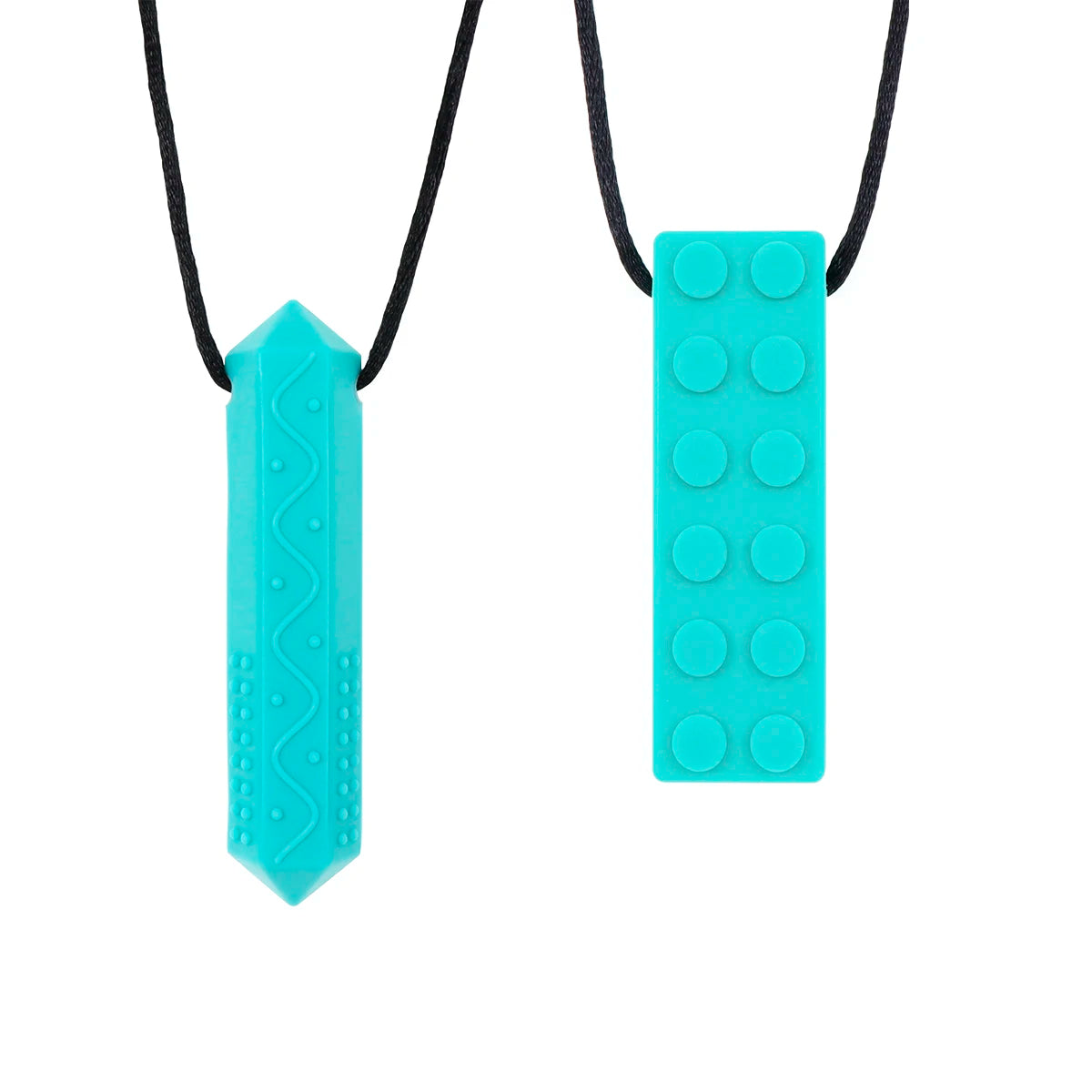 Sensory Chew Necklaces 2 Pack – Safe Oral Relief for Kids