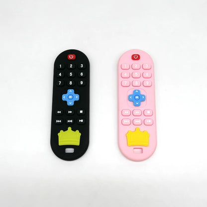 Silicone Teether Remote Control – Soothing Gum Relief Toy