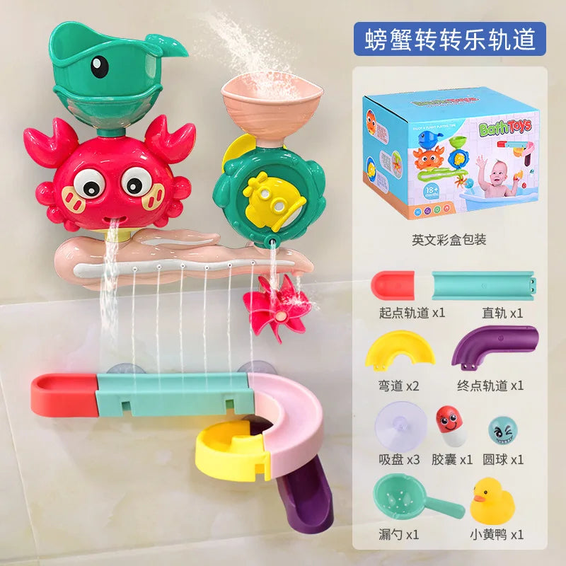 Baby Bathtub Water Play Set – Rotating Sprinkler Fun