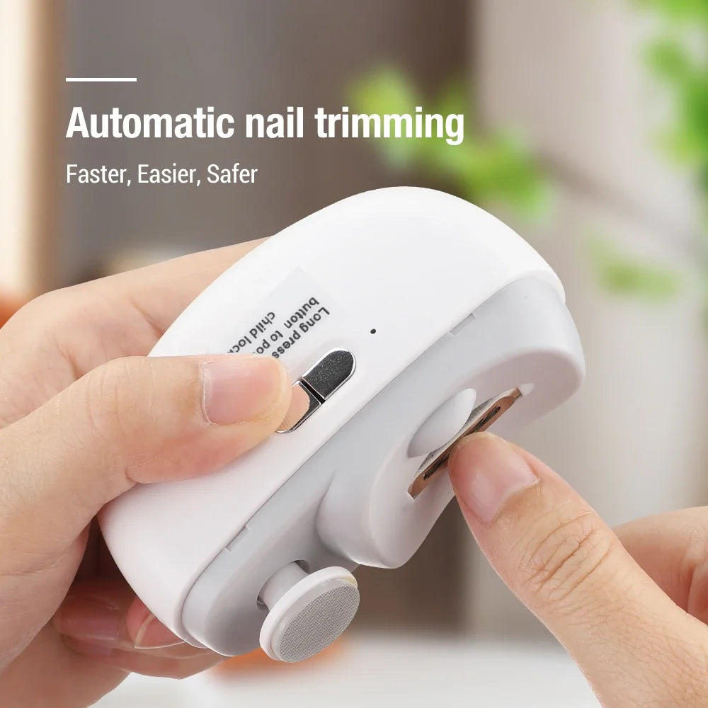 Electric Nail Clipper with Light – Safe, Smooth & Rechargeable