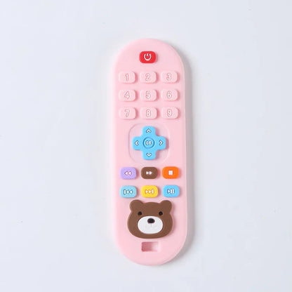 Silicone Teether Remote Control – Soothing Gum Relief Toy
