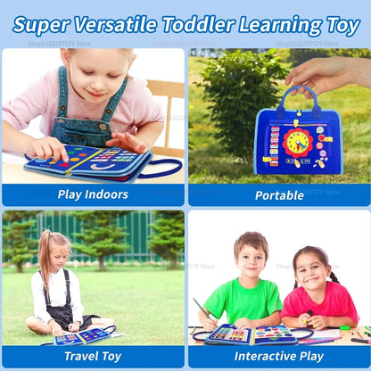 Montessori Busy Board for Kids – Learn Through Play