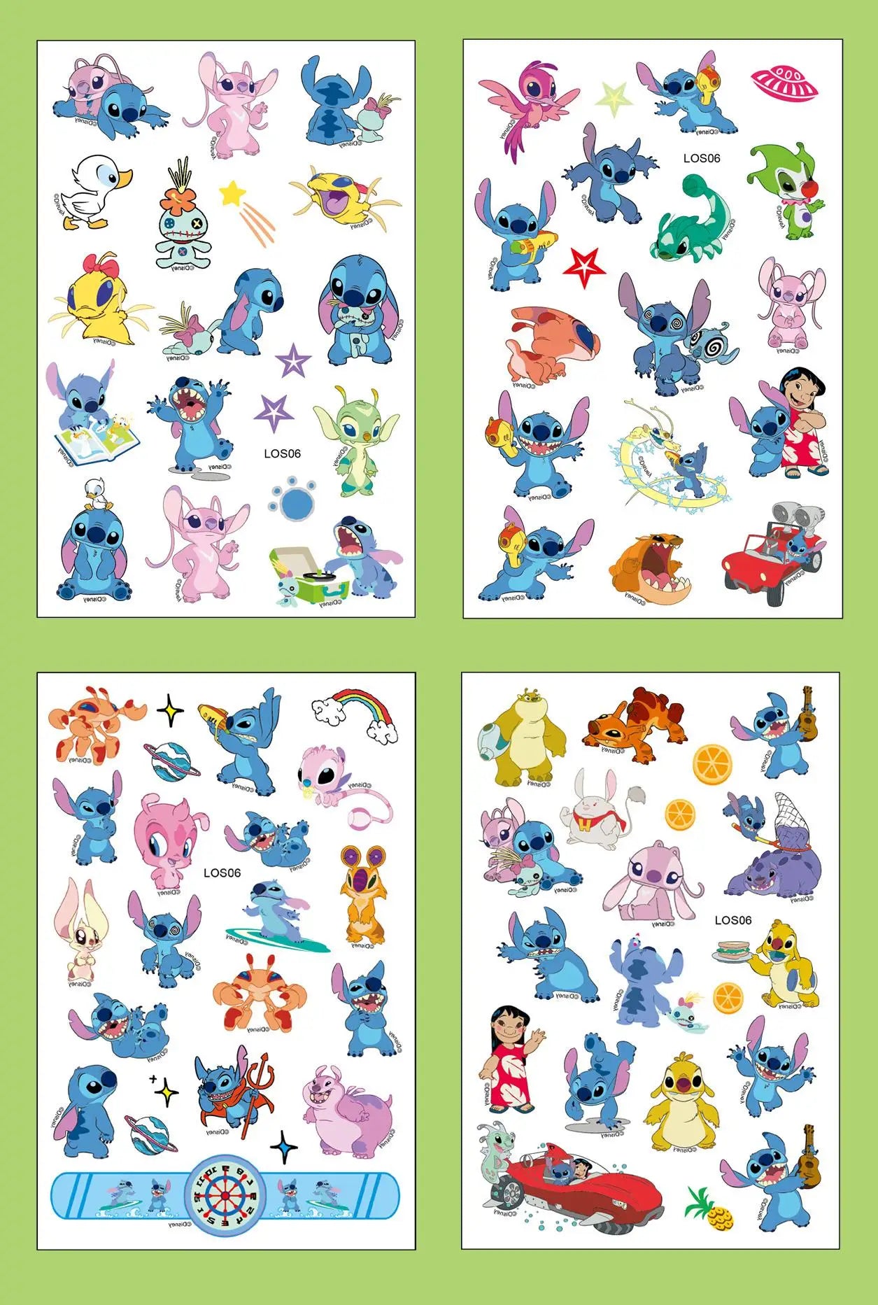 Temporary Tattoo Stickers for Kids – Cute Cartoon Party Fun