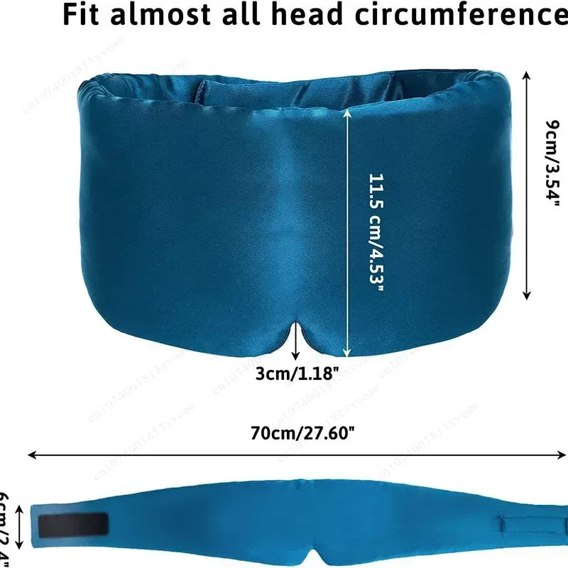 Sleep Mask for Light Blocking & Deep Rest Support