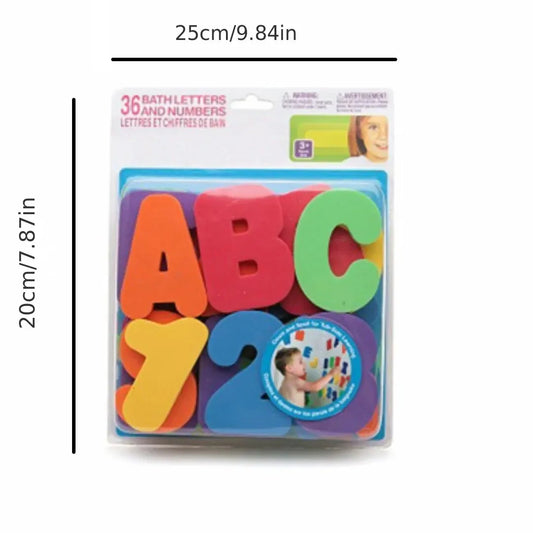 Alphanumeric Letter Bath Puzzle – Fun Learning Toy