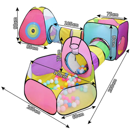 Kids Play Tent with Pop-Up Design for Indoor & Outdoor Fun