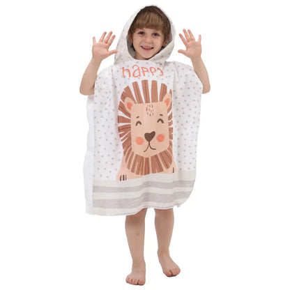 Children’s Hooded Beach Towel – Quick-Dry Microfiber Comfort