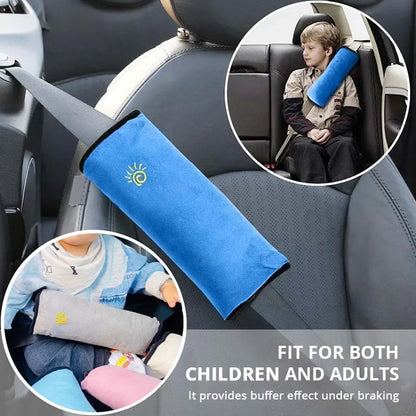 Kids Seat Belt Pillow – Soft Shoulder & Head Support for Car Trips