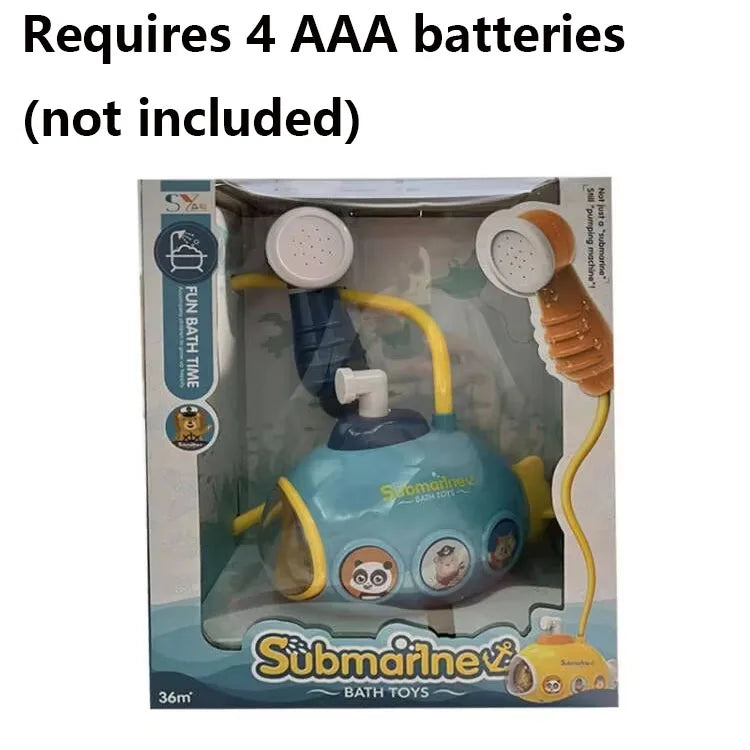 Baby Submarine Bath Toy – Electric Water Sprayer Fun