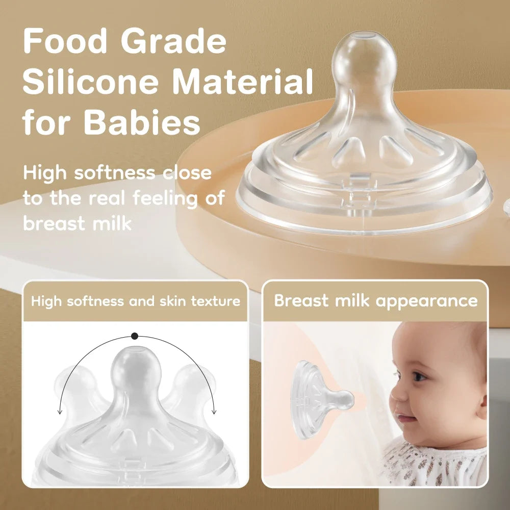Anti-Choke Baby Bottle – BPA-Free Milk Feeding Solution