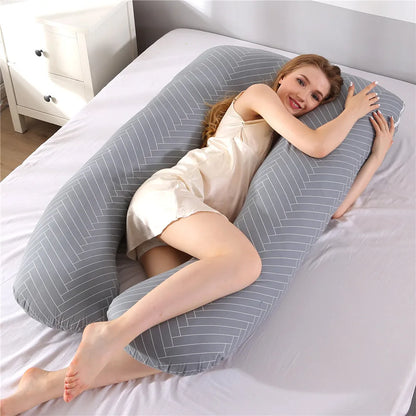 Pregnancy Pillow for Sleeping & Nursing Comfort 130x70cm