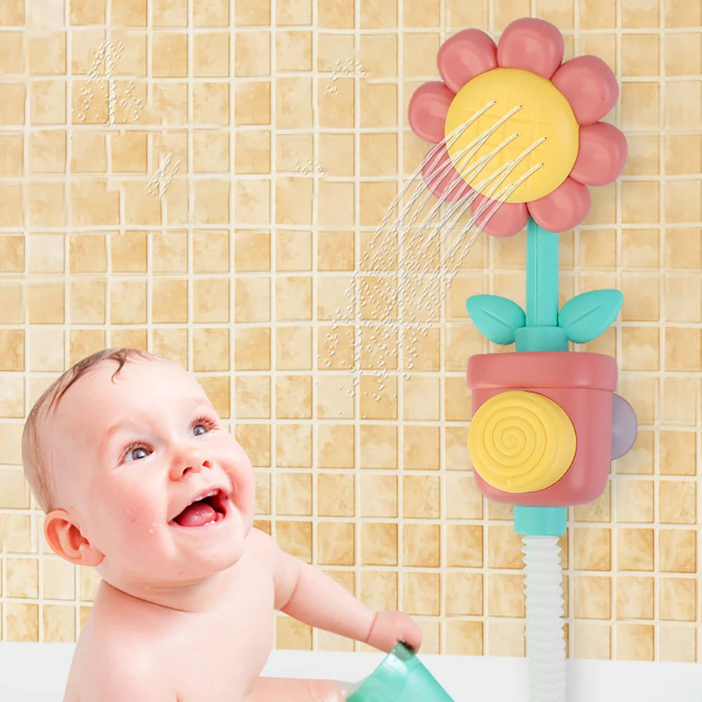 Baby Sunflower Shower Bath Toy – Fun Water Play