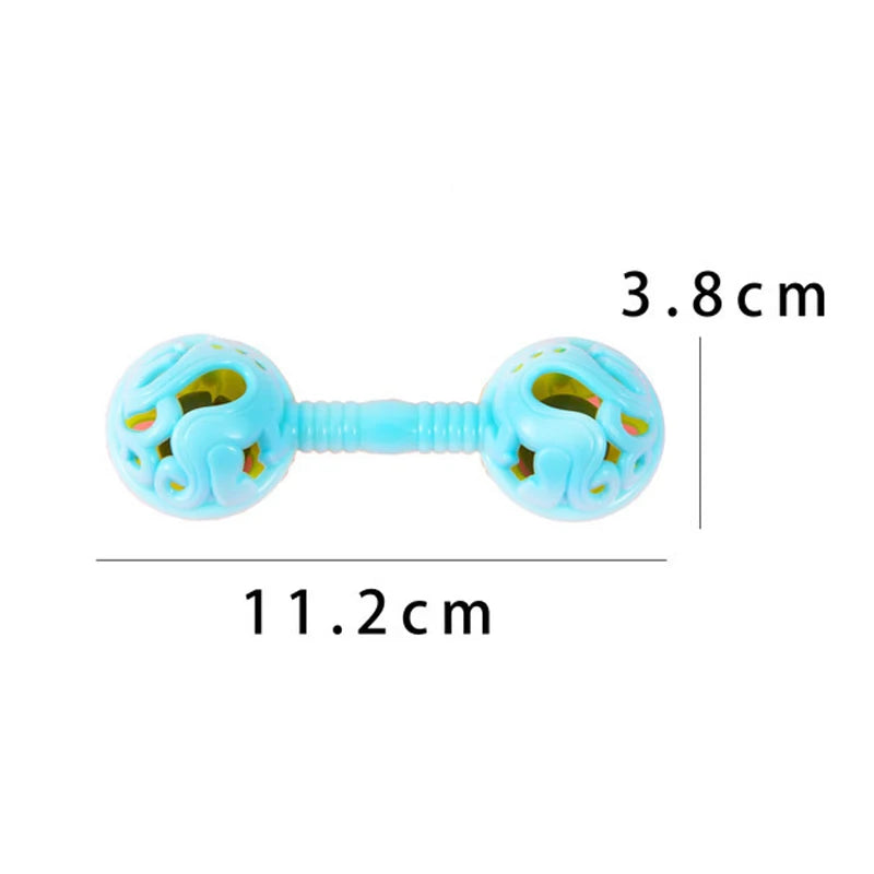 Double-Headed Baby Hand Rattle – Fun Musical Toy Set