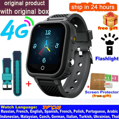 4G Kids Smartwatch with GPS & Video Call Safety