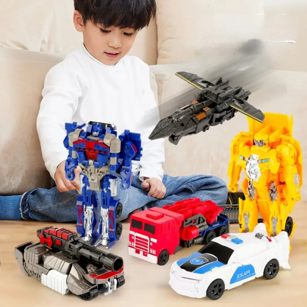 Transformation Robot Toy Car – One-Step Dino Action Hero