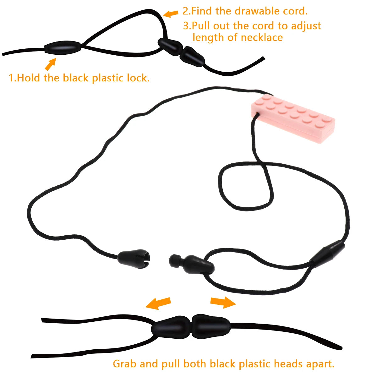 Sensory Chew Necklaces 2 Pack – Safe Oral Relief for Kids