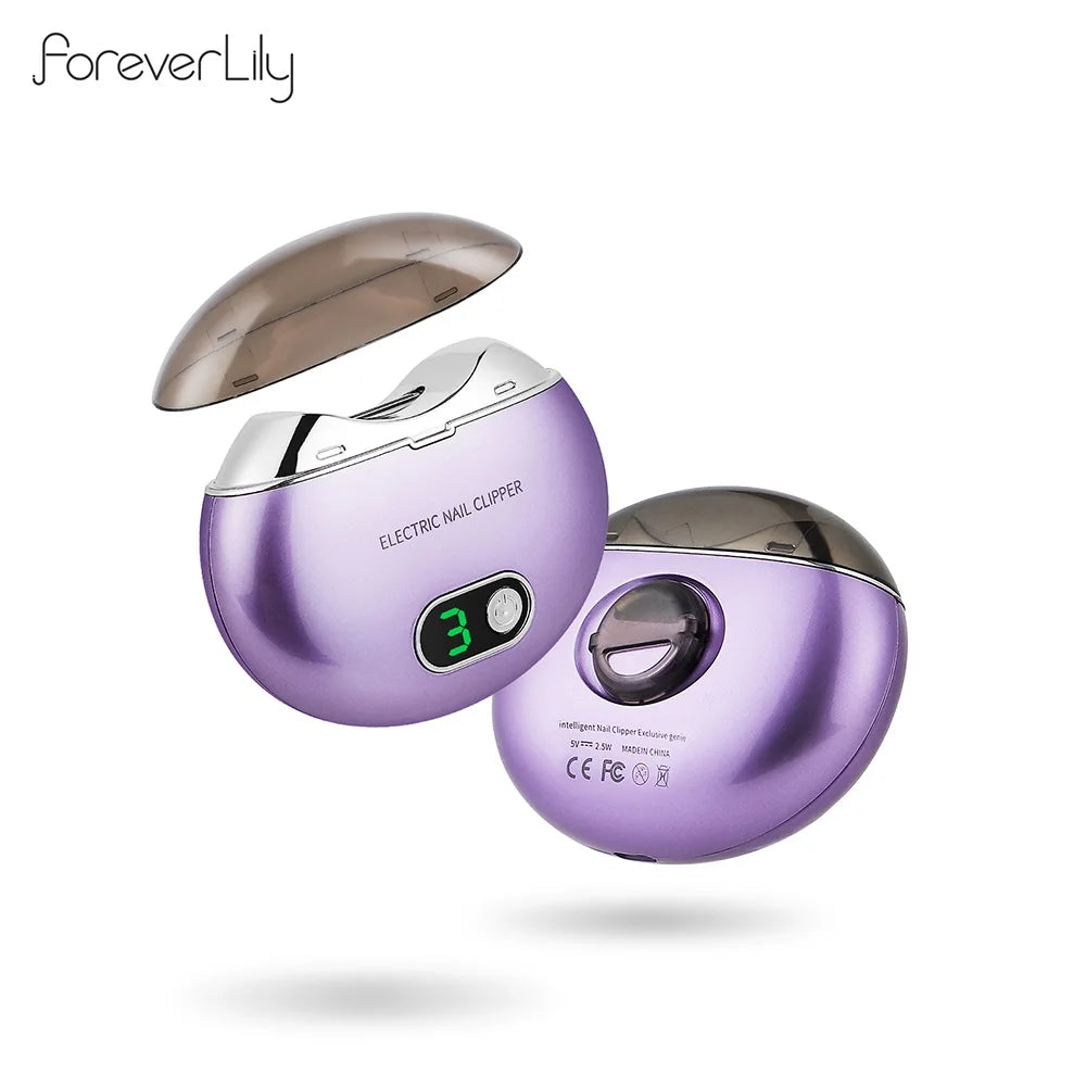 Electric Nail Clipper with UV Light – Safe & Easy Nail Care