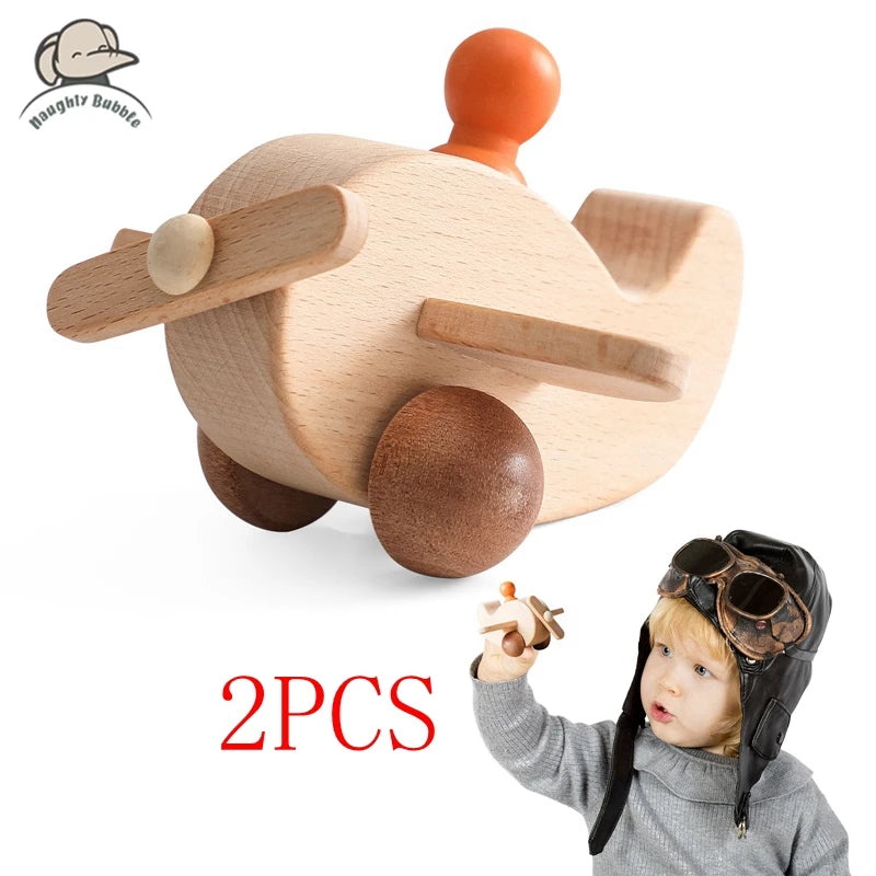 Wooden Train Toy for Kids – Montessori Learning & Number Fun