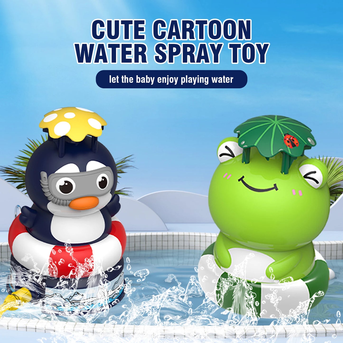 Outdoor Water Toy Sprinkler – Fun Cartoon Spray for Kids