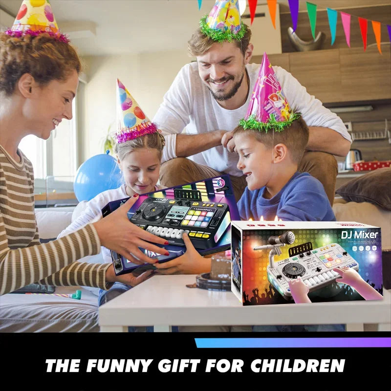 electronic musical toy DJ mixer keyboard for kids