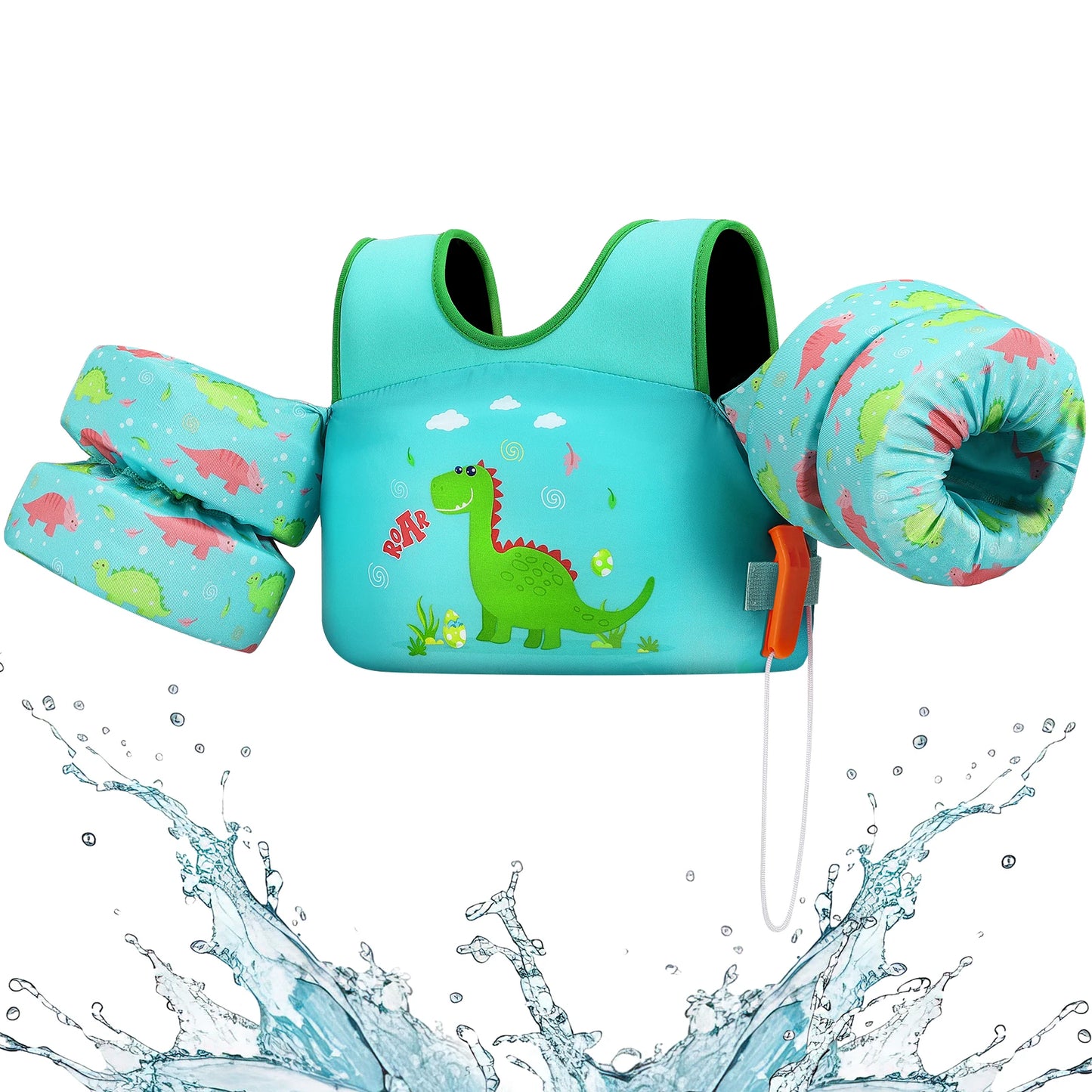 Kids Swim Vest with Arm Floats – Safe Buoyancy for Water