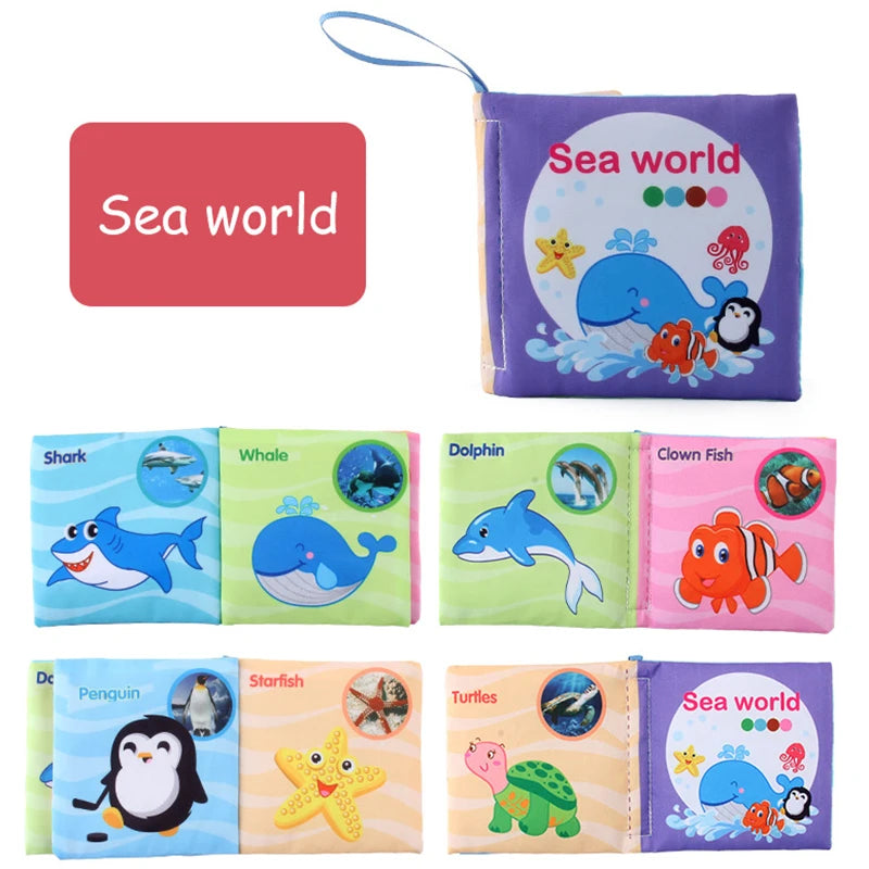 Baby Soft Cloth Book – Montessori 3D Educational Toy
