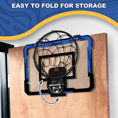 Kids Basketball Hoop Wall Mount with Score for Indoor Play