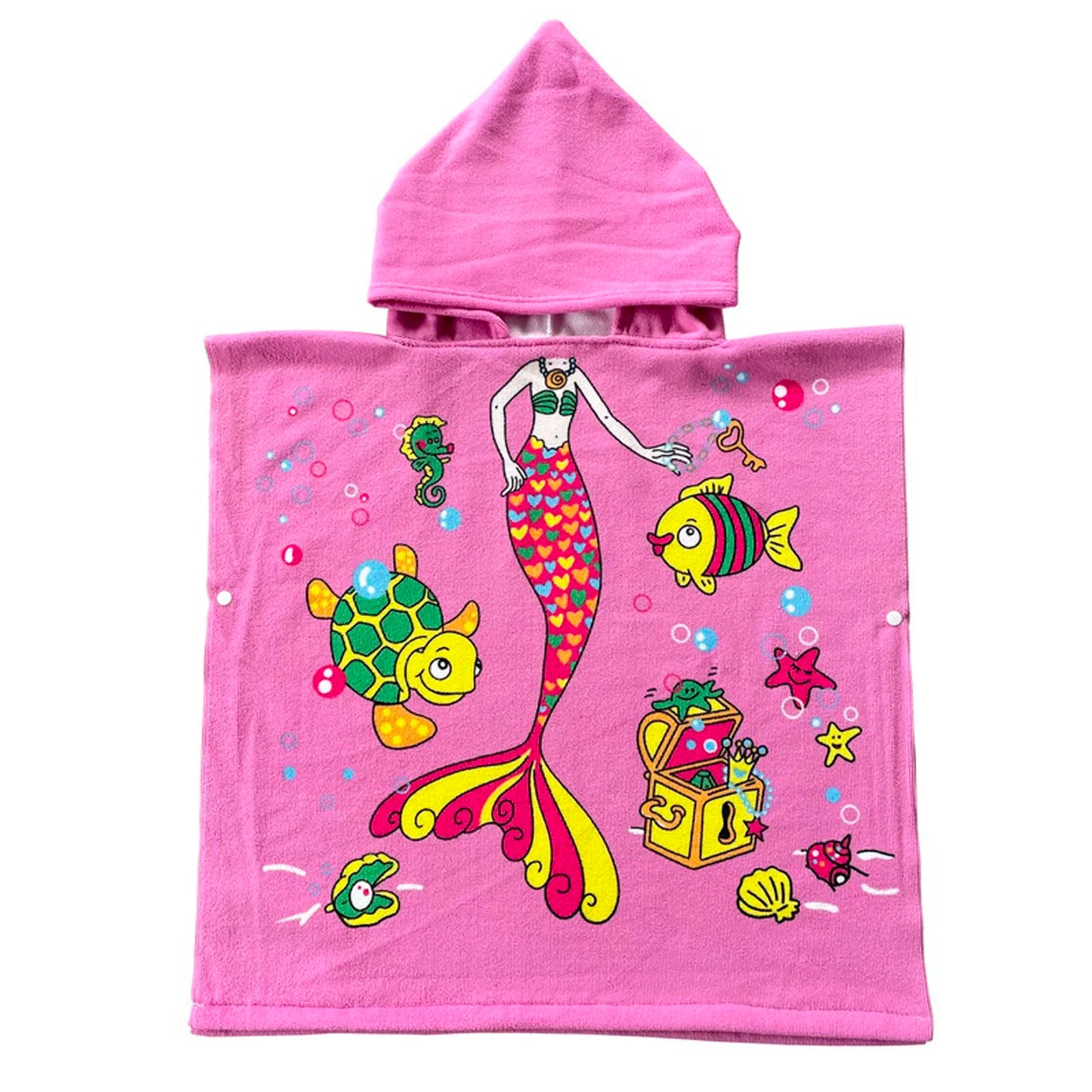 Cartoon Baby Hooded Bath Towel – Soft & Quick-Dry Cloak