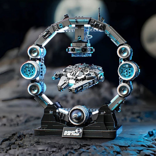 Falcon Spaceship Building Blocks – LED Display Model