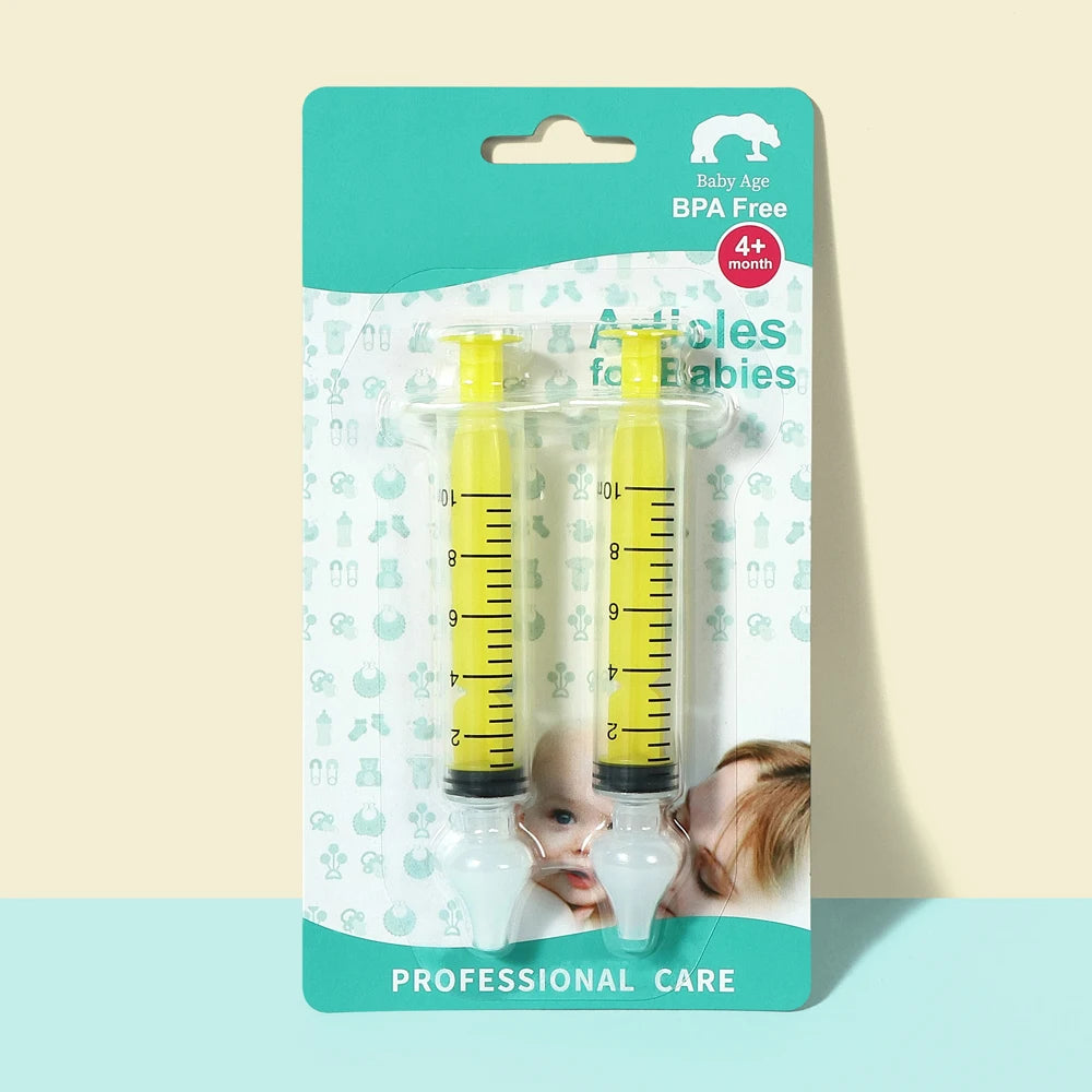 Baby Nasal Aspirator Syringe for Gentle & Hygienic Cleaning
