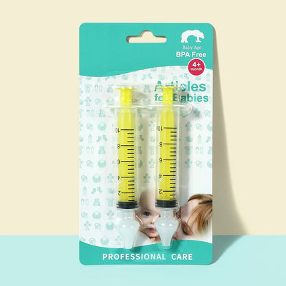 Baby Nasal Aspirator Syringe for Gentle & Hygienic Cleaning