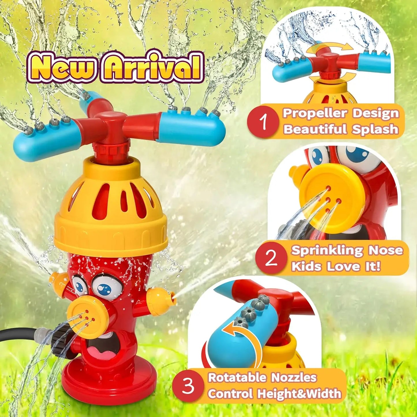 Hydrant Sprinkler Outdoor Water Toy – Fun Summer Play
