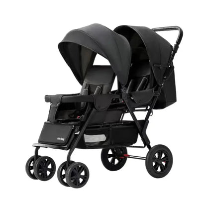 Double Stroller Front & Rear Seats – Lightweight Foldable