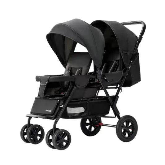 Double Stroller Front & Rear Seats – Lightweight Foldable