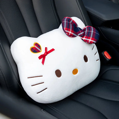 Hello Kitty Car Neck Pillow Plush Headrest Support Comfort