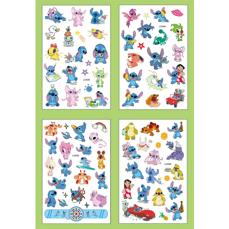 Temporary Tattoo Stickers for Kids – Cute Cartoon Party Fun